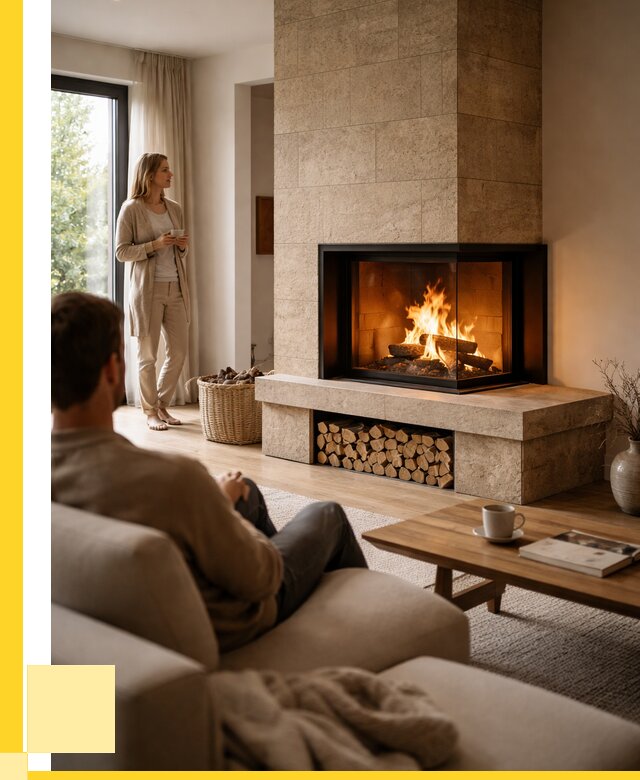 Угловые камины из кирпича установка в Канске от 163935 р. ЭриданКнс