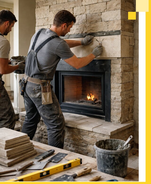 Проектирование и установка открытых каминов в Канске