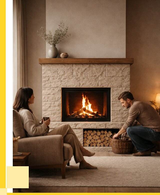 Камины для дома в Канске под ключ от 163935 р. | ЭриданКнс