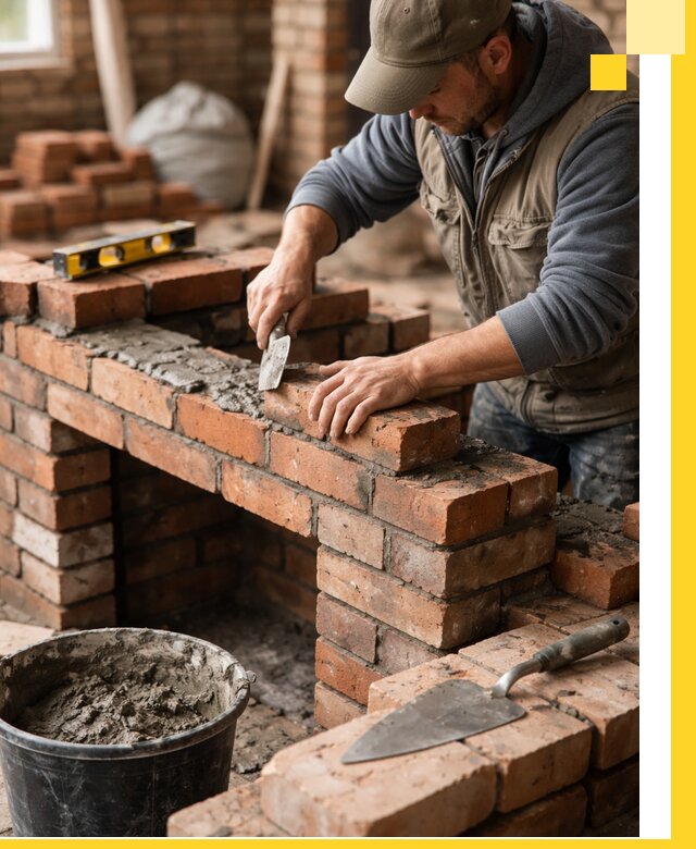 Кладка каминов под ключ в Канске профессиональная отделка и монтаж