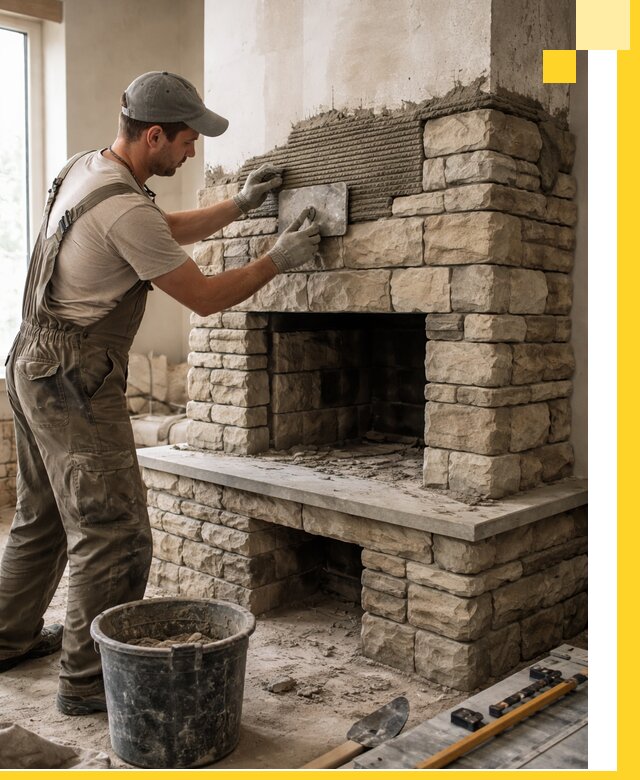 Строительство каминов под ключ в Канске от проектирования до монтажа