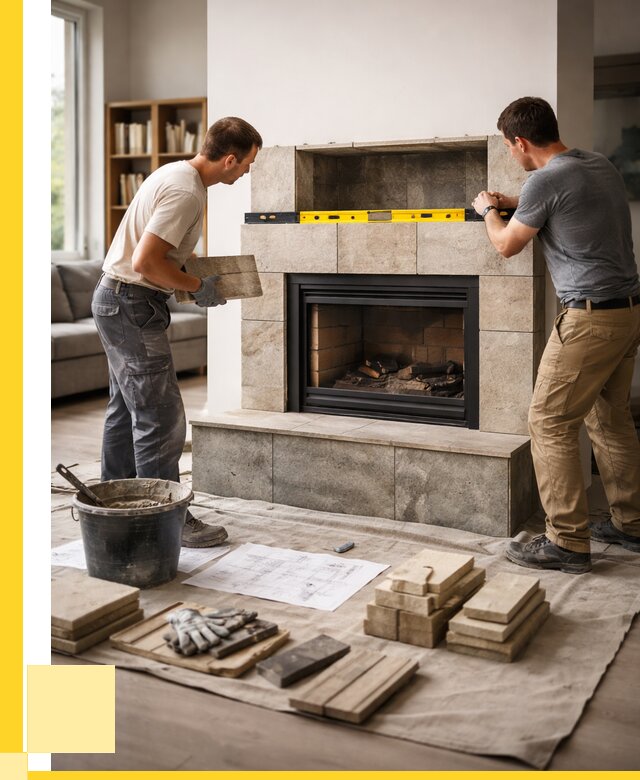 Монтаж каминов и установка в Канске от 49181 р. | ЭриданКнс