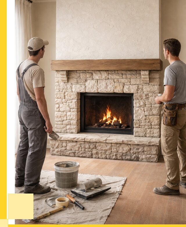 Отделка каминов в Канске от 7104 р. под ключ | ЭриданКнс