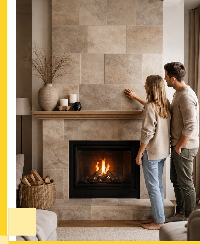 Облицовка каминов керамогранитом в Канске от 4918 р. | ЭриданКнс