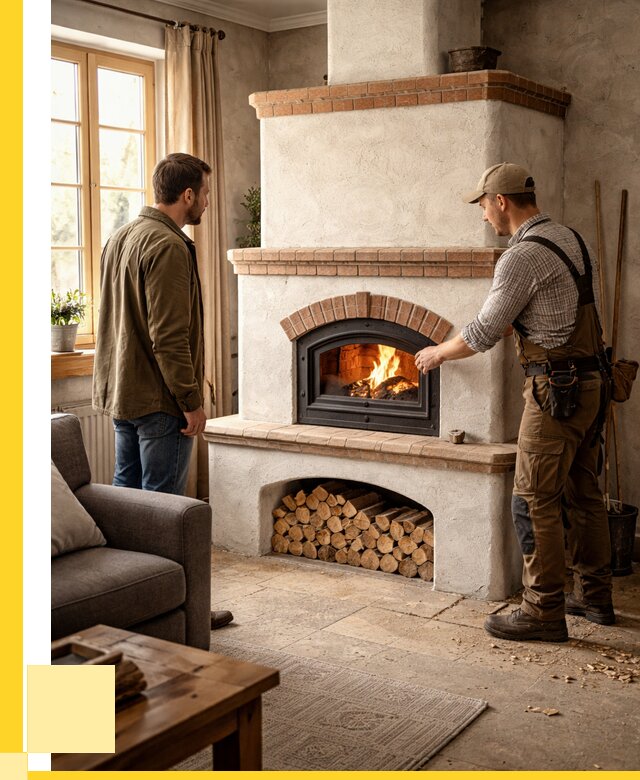 Печи камины в Канске: кирпичные, изразцовые от 65574 р. | ЭриданКнс