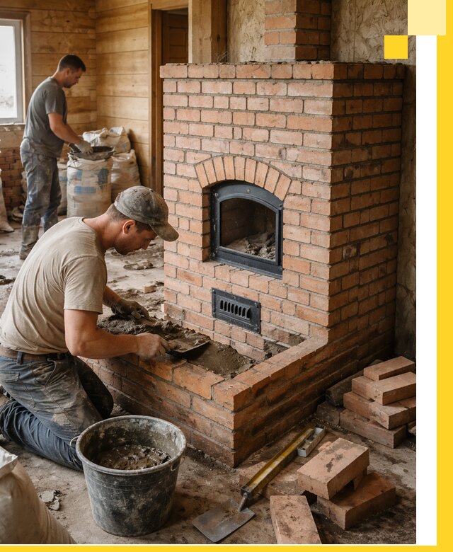 Профессиональное строительство печей в Канске под ключ