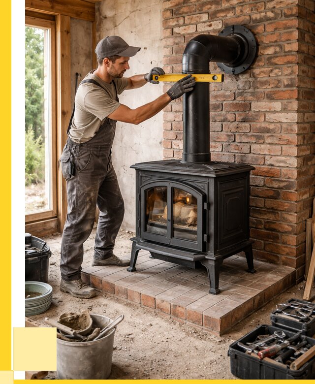 Монтаж печей установка банной печи в Канске от 16394 р. | ЭриданКнс