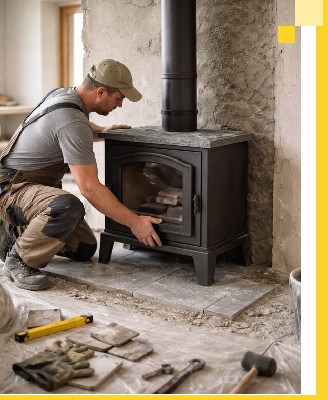 Профессиональный монтаж печей и каминов в Канске под ключ