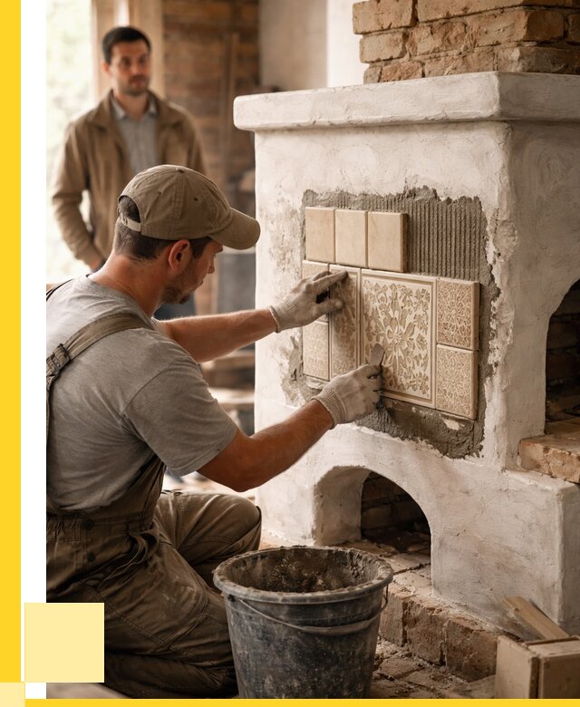 Отделка печей и банных печей в Канске от 38252 р. | ЭриданКнс