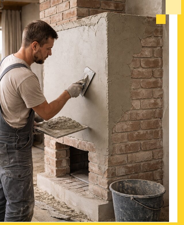 Отделка печей и облицовка каминов в Канске под ключ