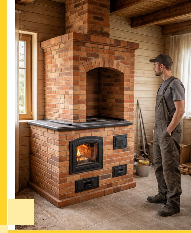 Кирпичные печи в Канске: купить от 163935 р. | ЭриданКнс