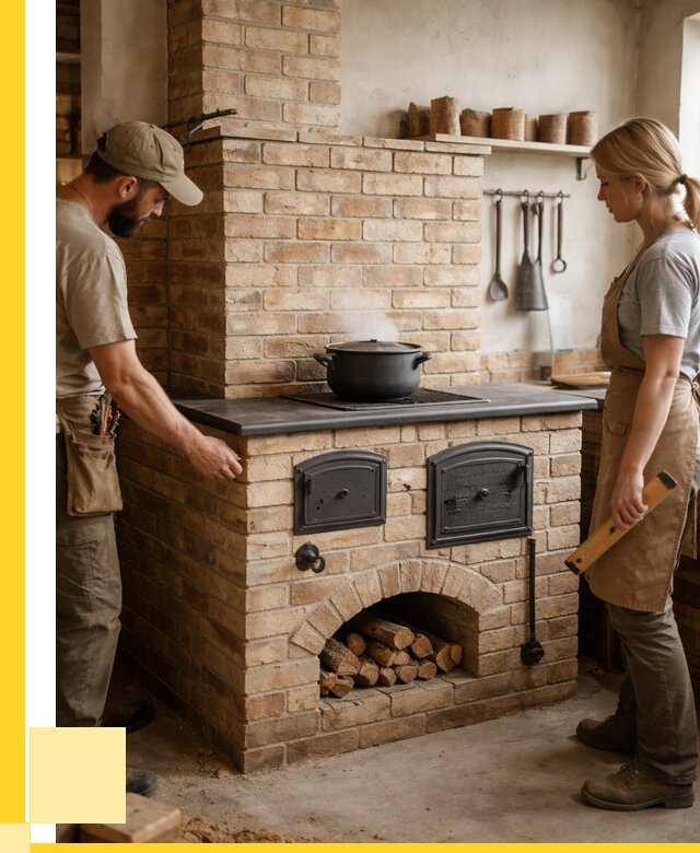 Варочно отопительные печи в Канске от 98361 р. | ЭриданКнс