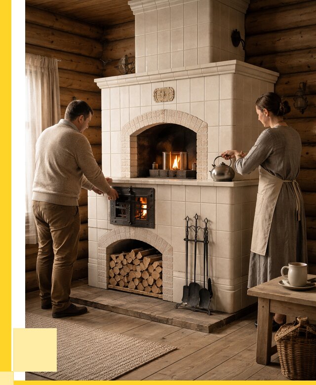 Русские печи в Канске: установка от 163935 р. ЭриданКнс