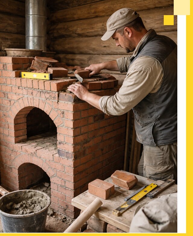 Изготовление и установка русских печей в Канске под ключ