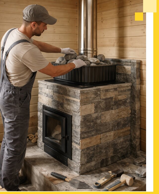 Печи для парной в Канске, производство, монтаж и обслуживание