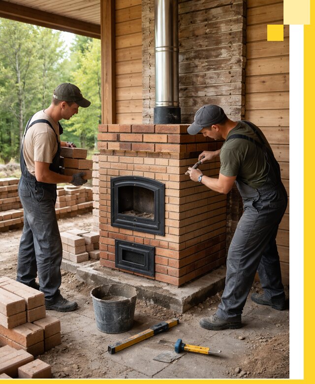 Производство и установка дачных печей под ключ в Канске