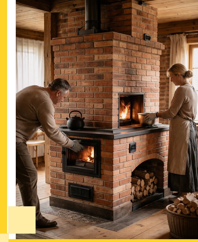 Печи для загородного дома под ключ в Канске от 87432 р. | ЭриданКнс