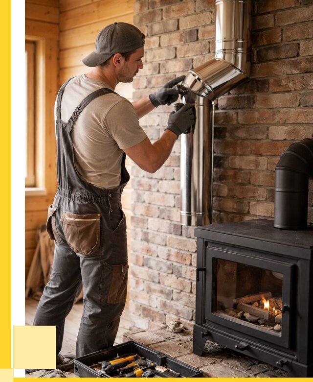 Монтаж дымоходов для печей в Канске от 8197 р. | ЭриданКнс