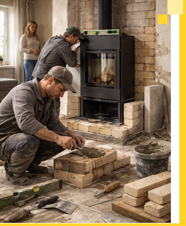 Печи и камины под ключ: проект, установка в Канске