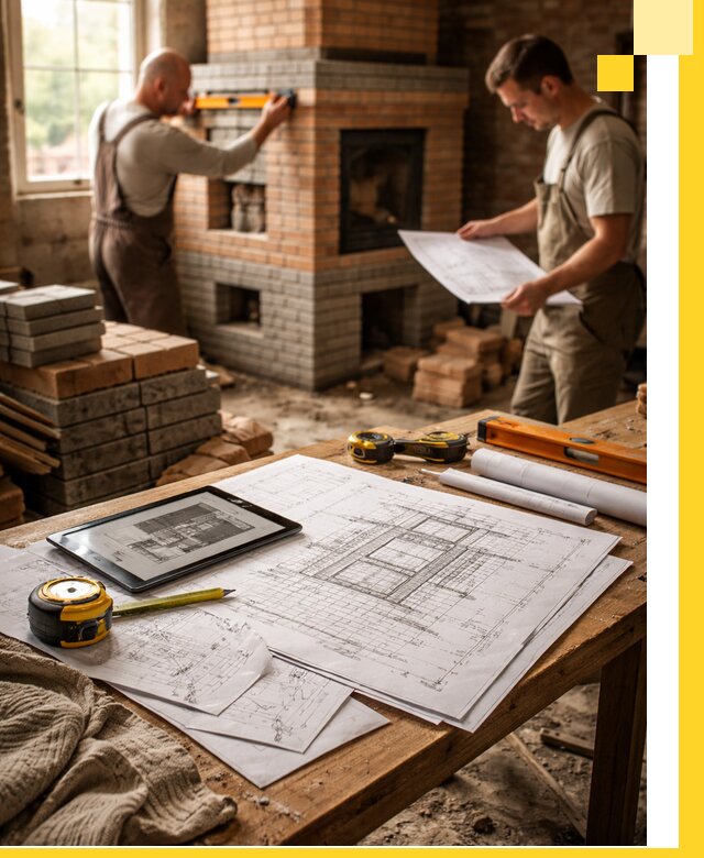 Проекты печей и каминов с индивидуальным дизайном в Канске