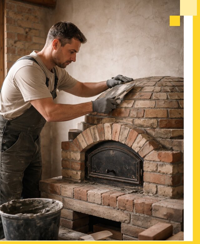 Изготовление и монтаж помпейских печей на заказ в Канске