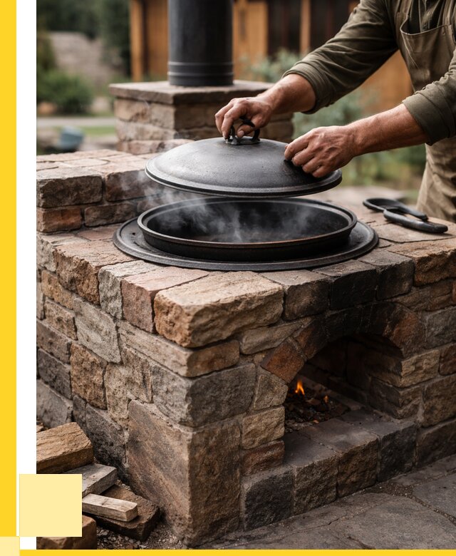 Печи для казана в Канске по цене от 19672 р. | ЭриданКнс