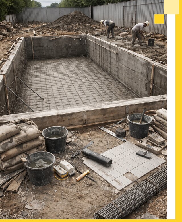 Строительство бассейнов под ключ в Канске, дизайн и монтаж