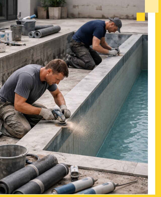 Профессиональный ремонт бассейнов под ключ в Канске