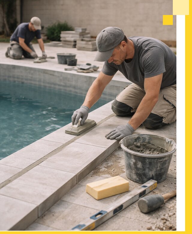 Отделка бассейнов в Канске: декоративная отделка и гидроизоляция