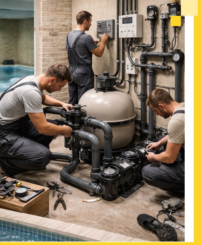 Комплексное оборудование для бассейнов под ключ в Канске