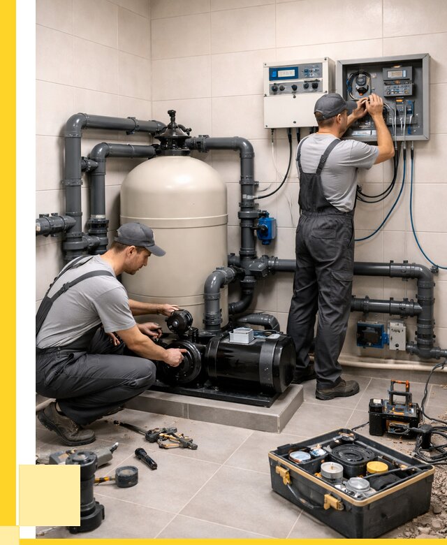 Монтаж оборудования для бассейнов в Канске от 43716 р. | ЭриданКнс