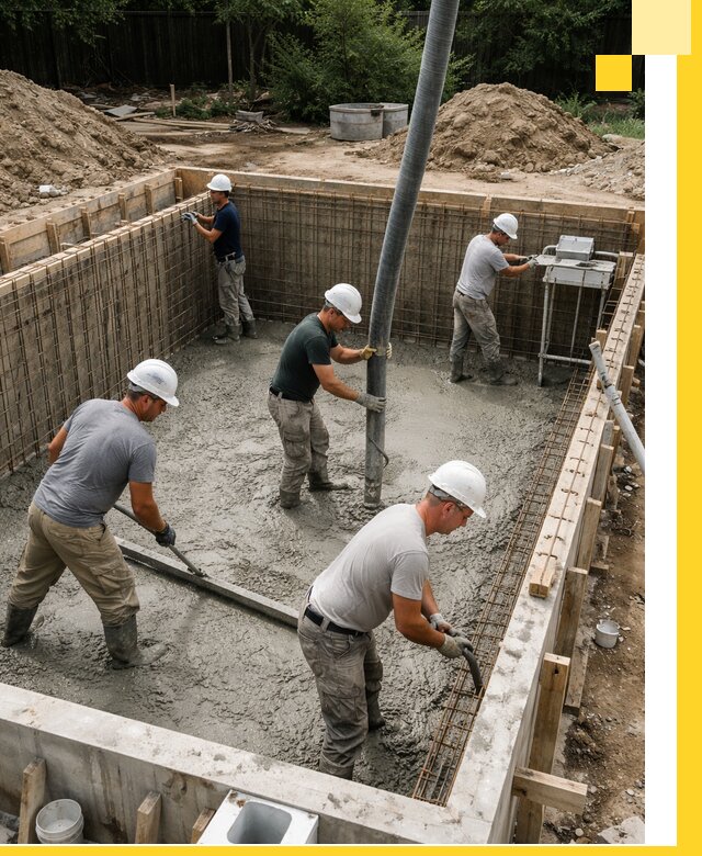 Строительство бетонных бассейнов под ключ в Канске