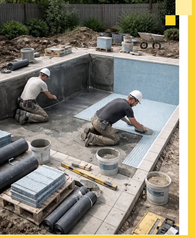 Проектирование и строительство стационарных бассейнов в Канске