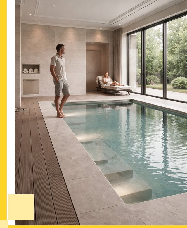 Бассейны в коттедже под ключ в Канске от 1311480 р. | ЭриданКнс