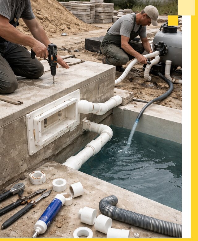 Строительство скиммерных бассейнов под ключ в Канске