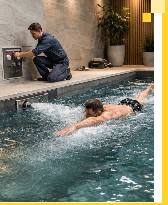 Проектирование и монтаж бассейнов с противотоком в Канске