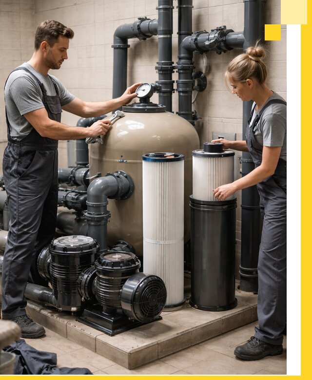 Фильтры и системы фильтрации для бассейнов в Канске