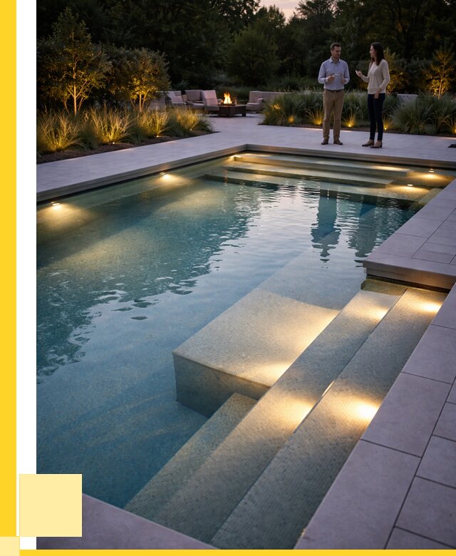 Освещение бассейнов в Канске под ключ от 27323 р. | ЭриданКнс