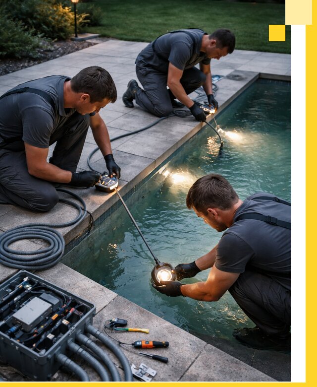 Профессиональное освещение бассейнов в Канске: дизайн и монтаж