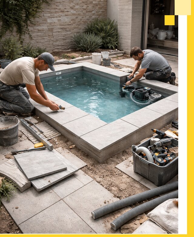 Мини бассейны под ключ в Канске, дизайн и установка