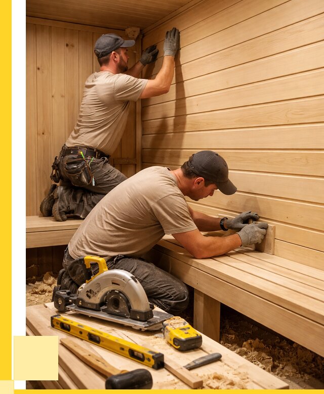 Обшивка саун вагонкой в Канске от 2732 р. | ЭриданКнс