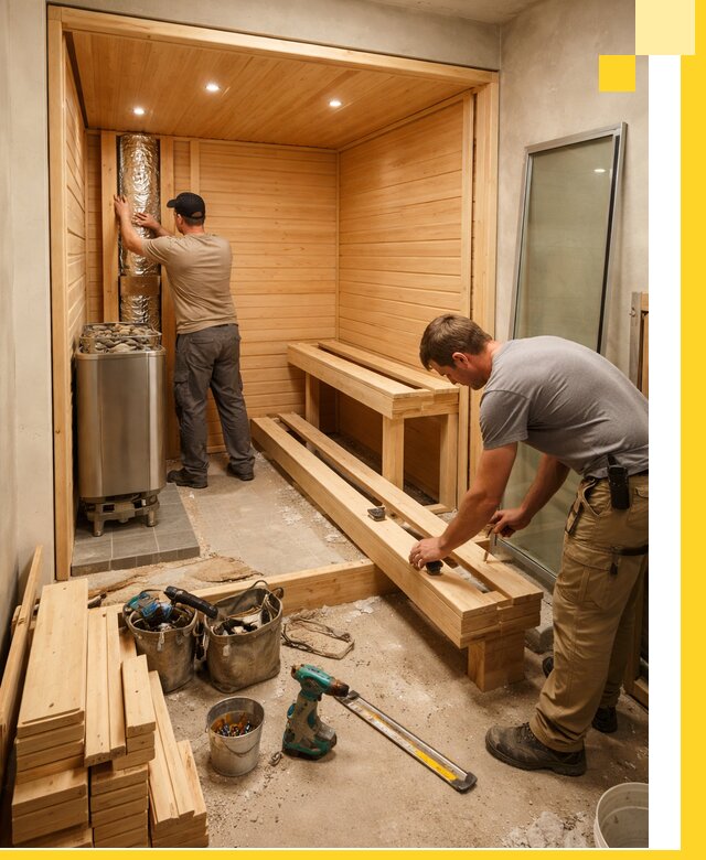 Проектирование и установка домашних саун под ключ в Канске