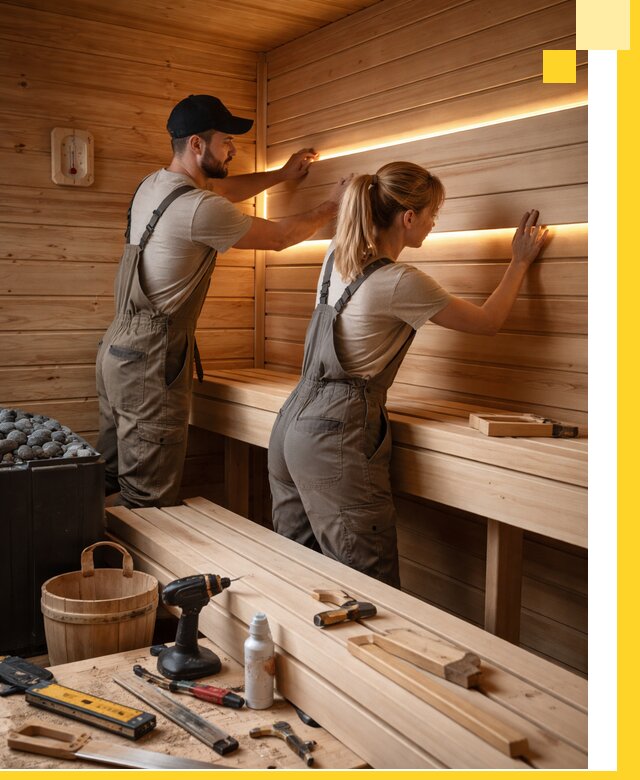 Дизайн саун и бань под ключ с индивидуальным проектом в Канске