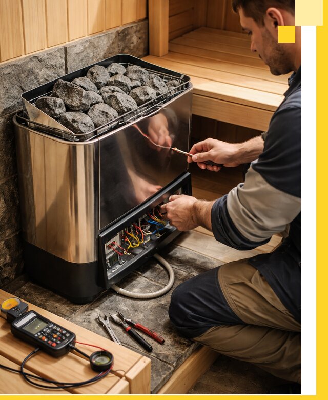 Продажа и установка электрокаменок для саун в Канске