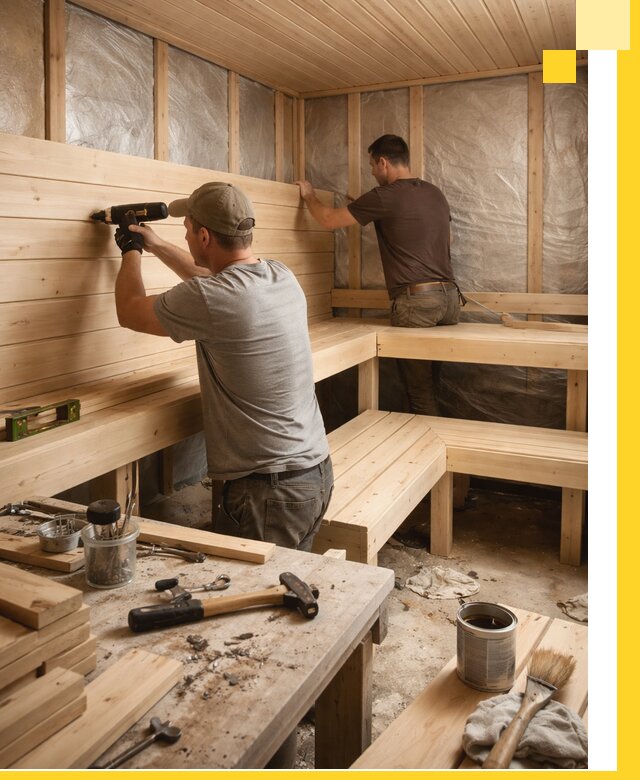 Профессиональная отделка бань и саун под ключ в Канске