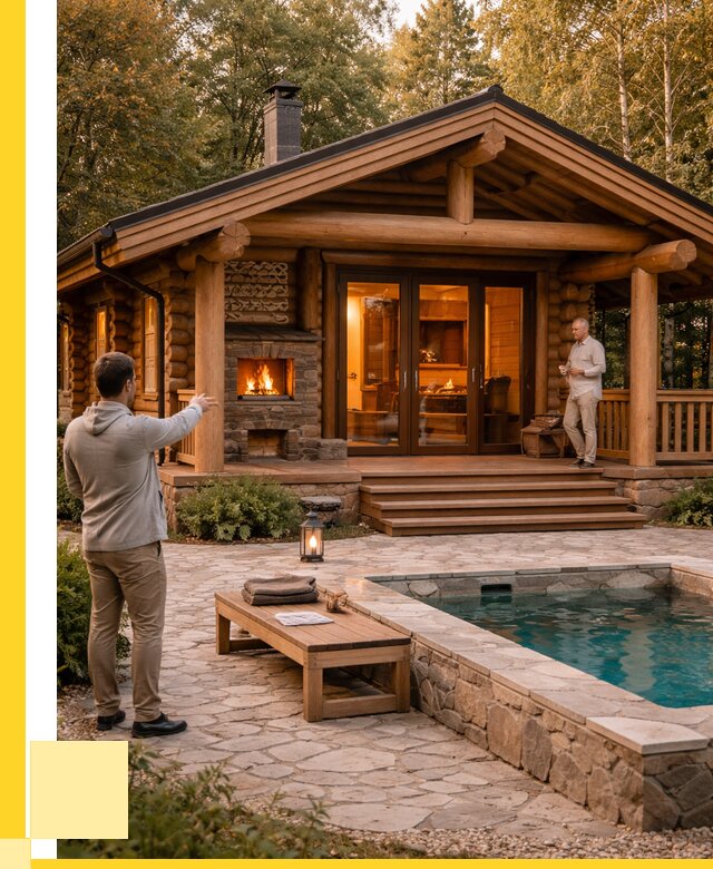 Проекты бань и хамам в Канске от 27323 р. | ЭриданКнс