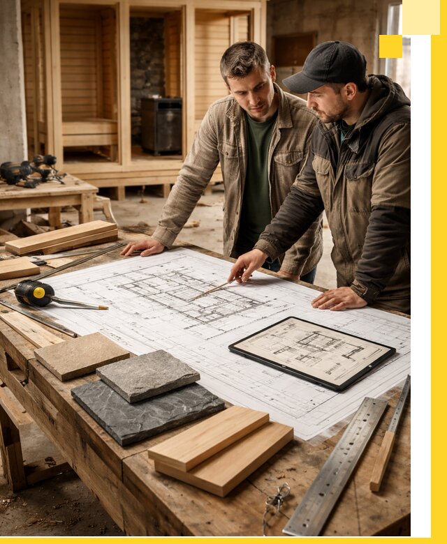 Проекты бань под ключ и планы строительства в Канске