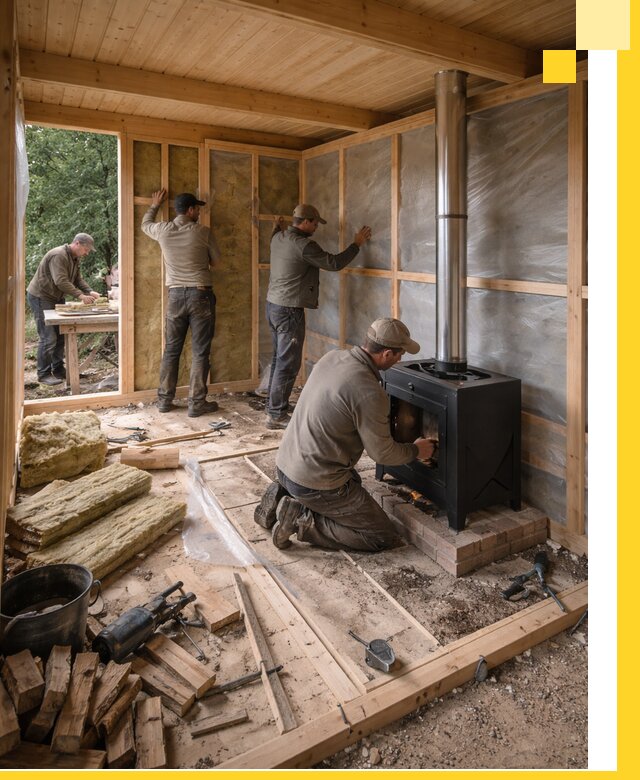 Профессиональный монтаж бань под ключ в Канске для дома