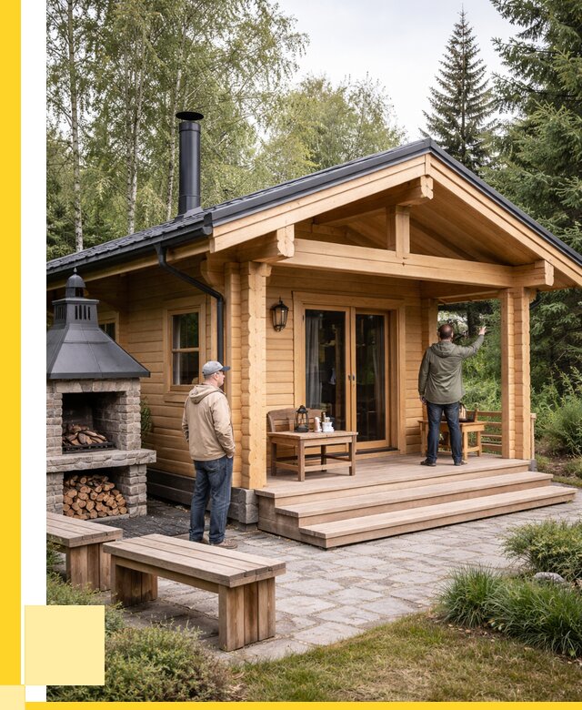 Деревянные бани под ключ в Канске от 491805 р. | ЭриданКнс