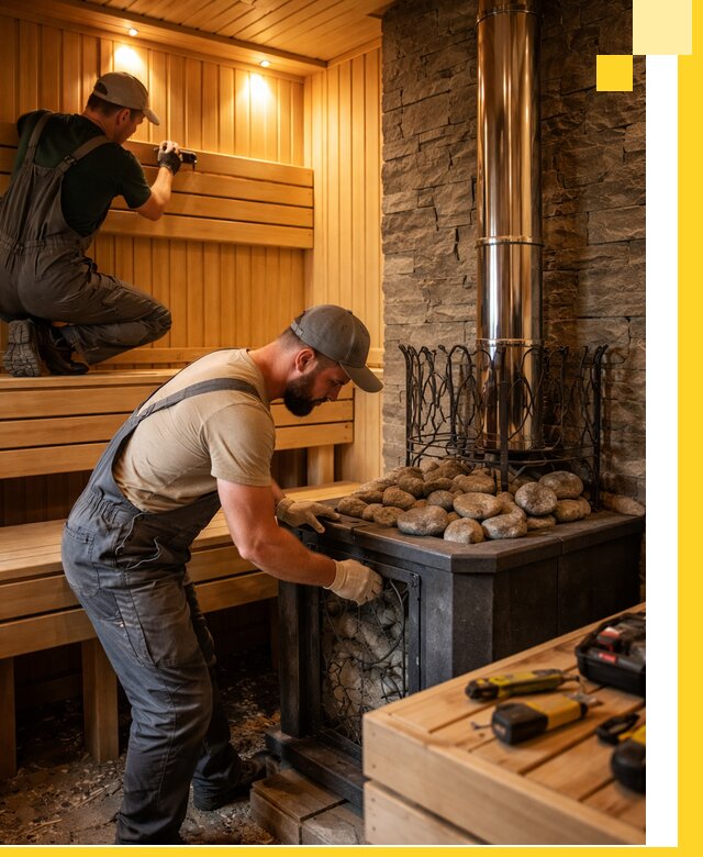 Комплексный дизайн бань, саун и зон отдыха в Канске